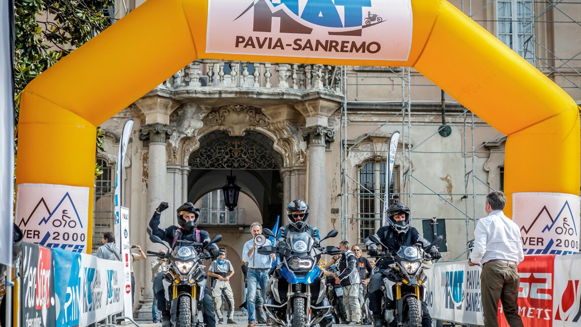 La pioggia battezza la HAT Pavia Sanremo