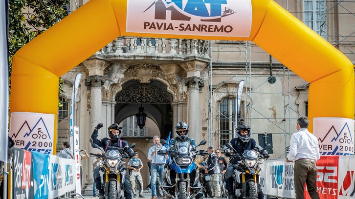 La pioggia battezza la HAT Pavia Sanremo