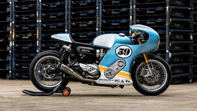 Mellow Motorcycle Triumph Thruxton ‘Phantom Blaze‘