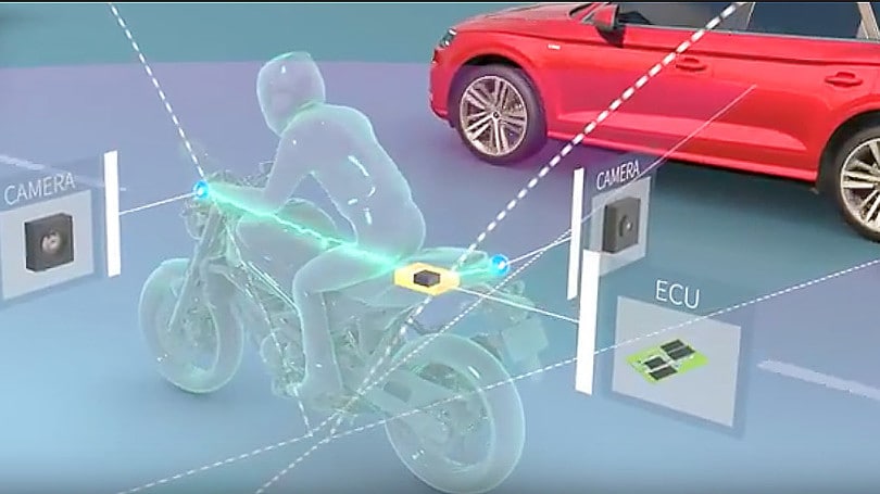 Ride Vision, la tecnologia che prevede le collisioni tra auto e moto