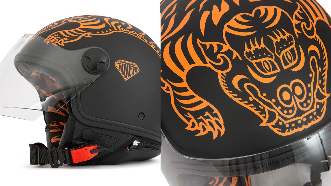 Helmo e il casco tibetano
