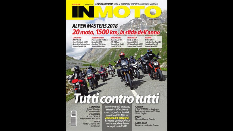 InMoto di Agosto è in edicola con la sfida dell’anno