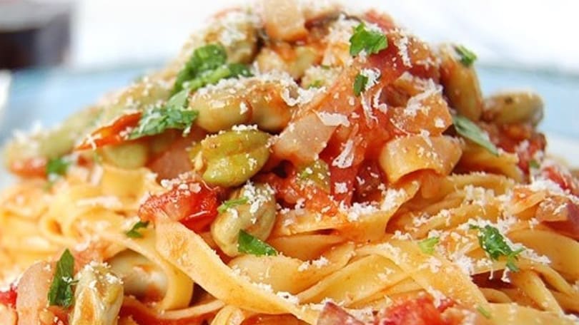 Nel cuore del Lazio si gustano le fettuccine ai funghi porcini e alla trebulana