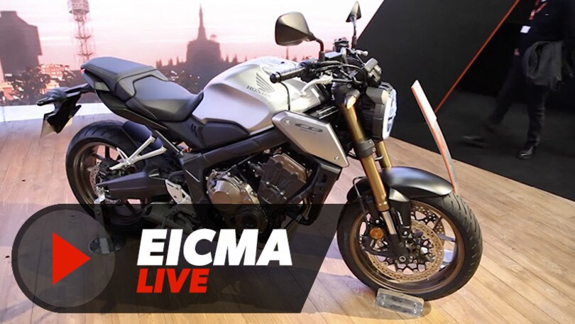 Video Honda CB650R: LIVE@ EICMA 2018