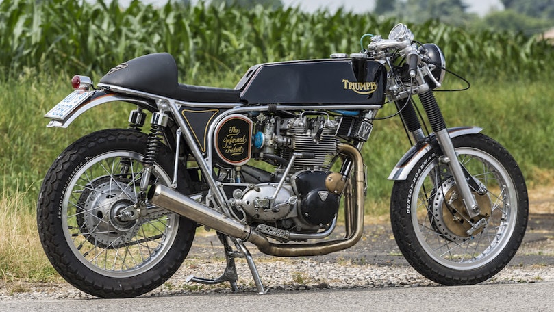 Special Triumph Trident T 150 V, il tridente infernale
