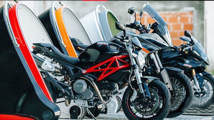 Qbean: la conchiglia che protegge la moto