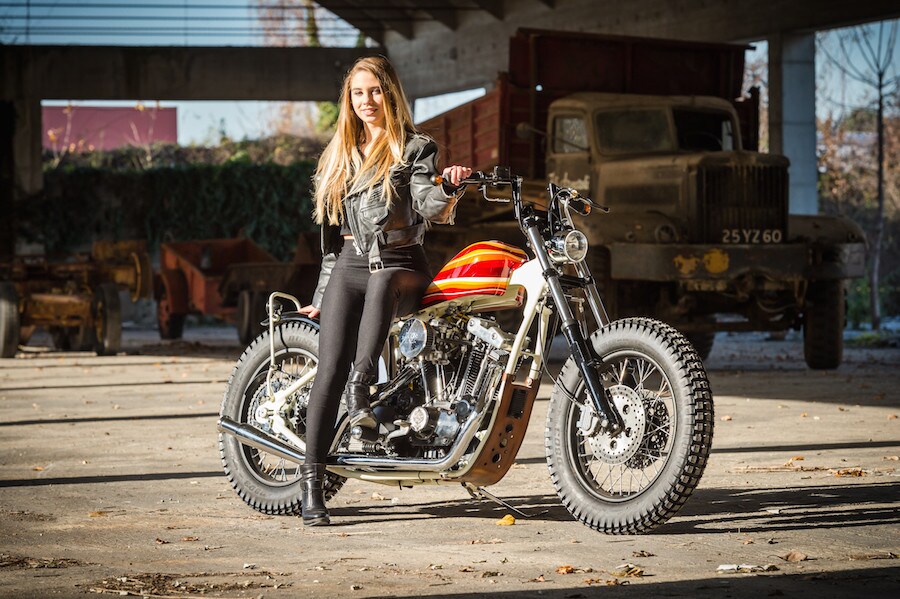 H-D Sportster 1000 Chop, vecchia scuola