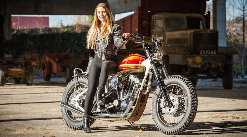 H-D Sportster 1000 Chop, vecchia scuola