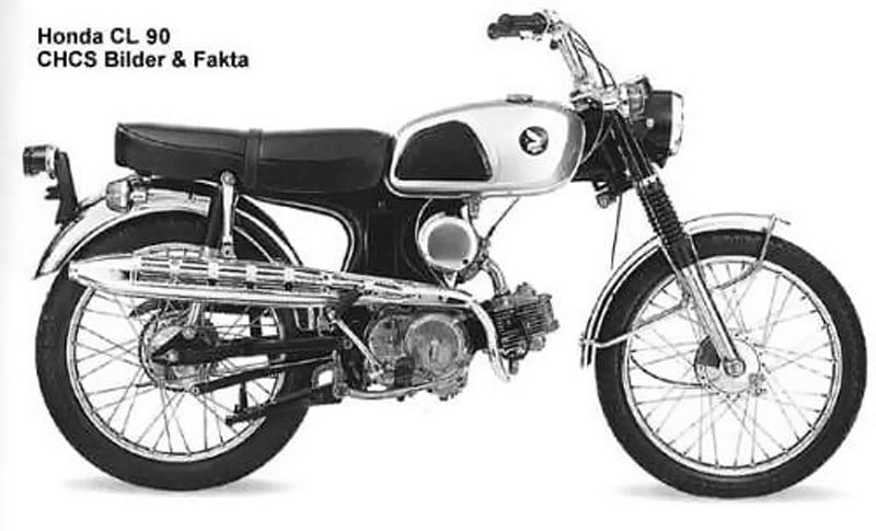 Honda CL 90 Scrambler, su strada e in off