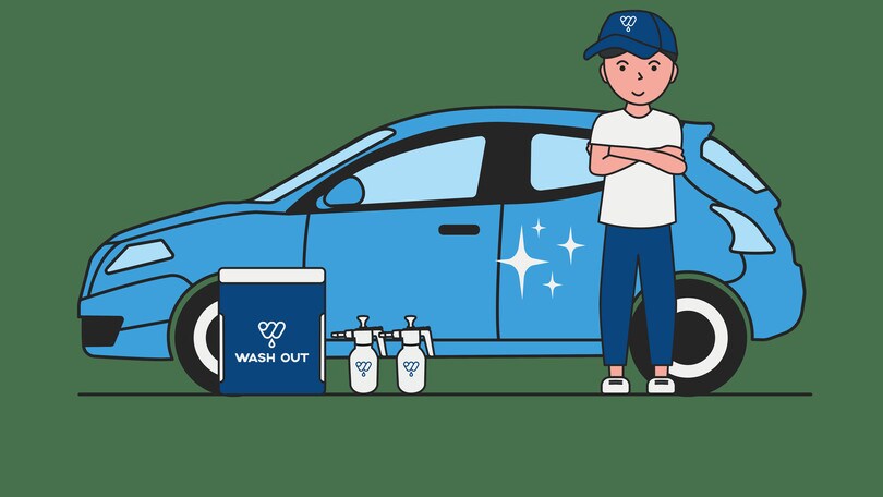 Wash Out, servizio di autolavaggio a domicilio