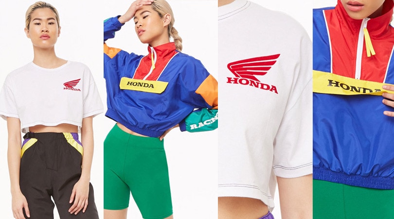 Honda e Forever 21: le tute? del motocross anni ’90