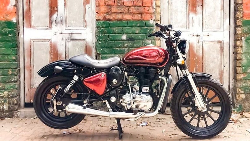 Special Royal Enfield "Bobber" - LE FOTO