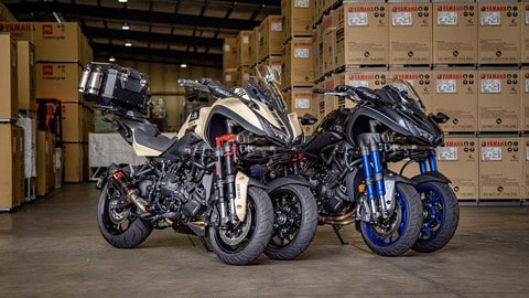 La Yamaha Niken mette il turbo - LE FOTO