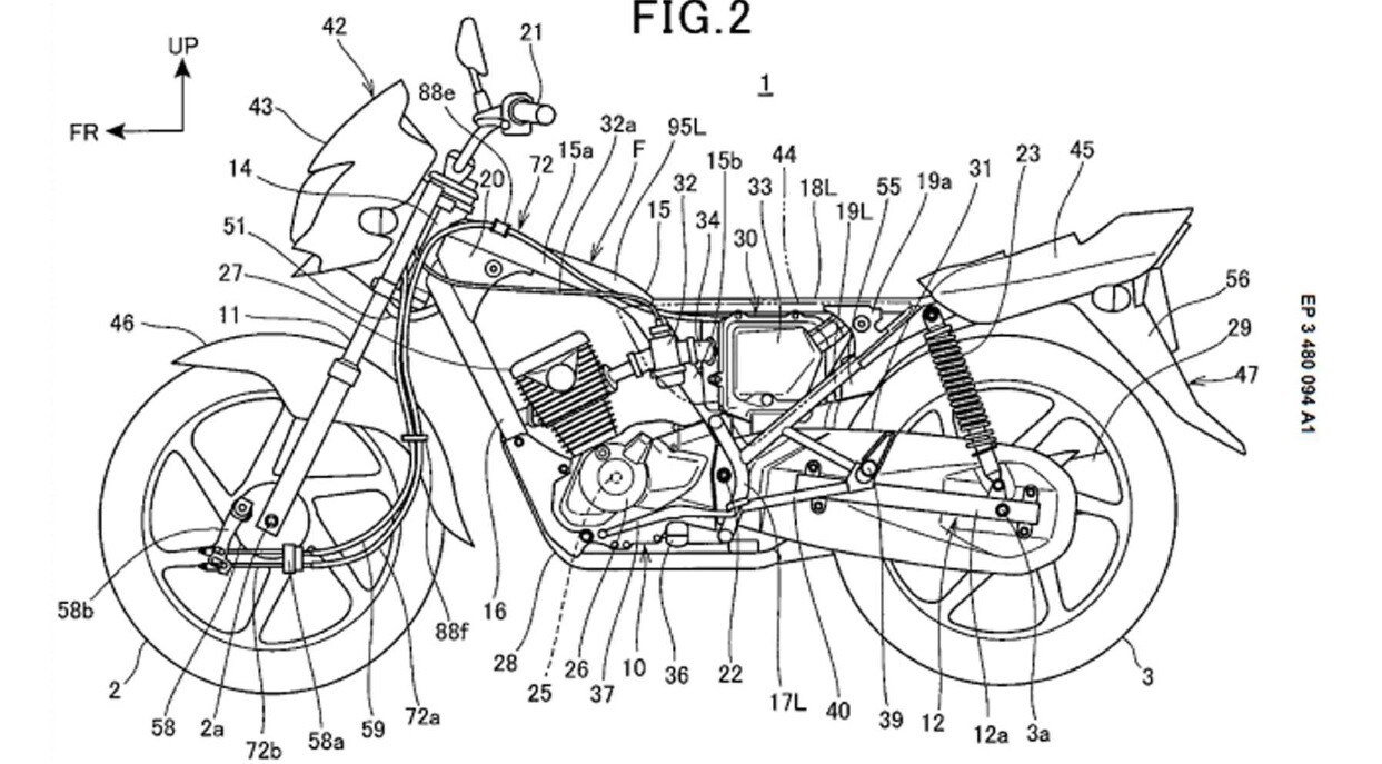 Honda deposita uno strano brevetto con doppio freno a tamburo