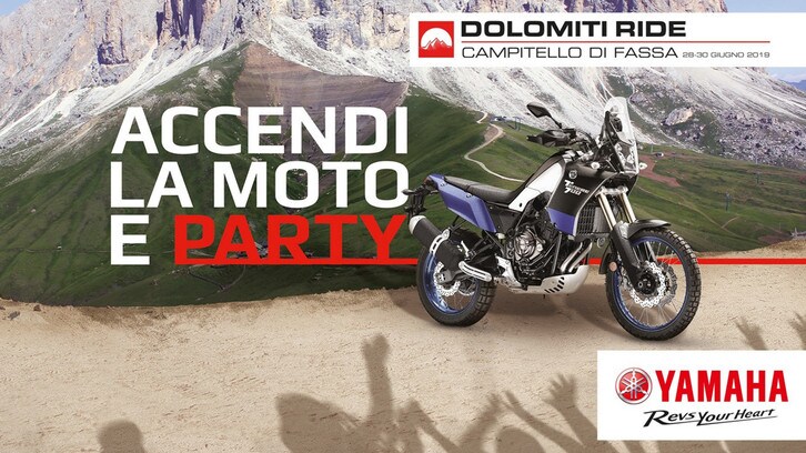 Yamaha: torna il Dolomiti Ride 2019
