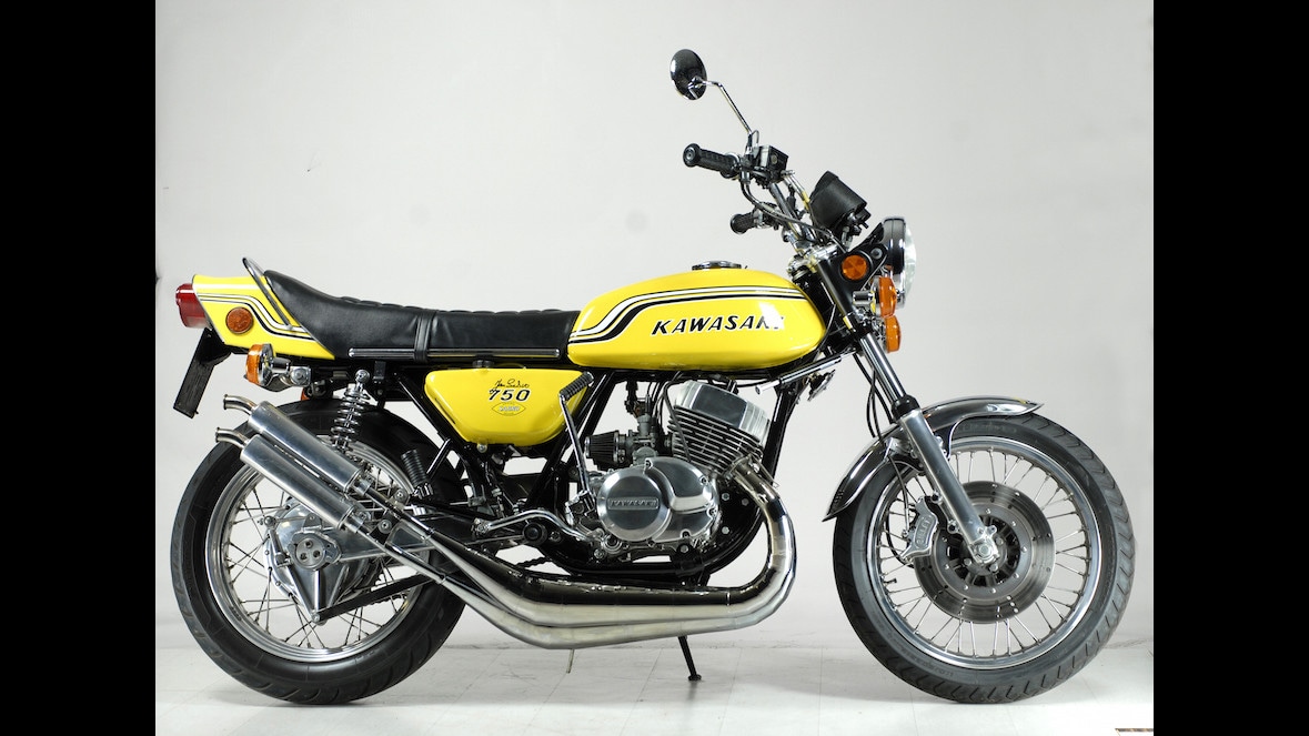 Kawasaki Mach IV 750 Special by Jan Sabro - LE FOTO