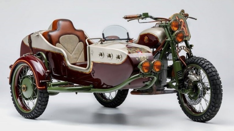 Ural 2WD Sidecar ispirata a James Bond - LE FOTO