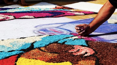 Città della Pieve e Montefiore dell’Aso si trasformano in due tele per le Infiorate