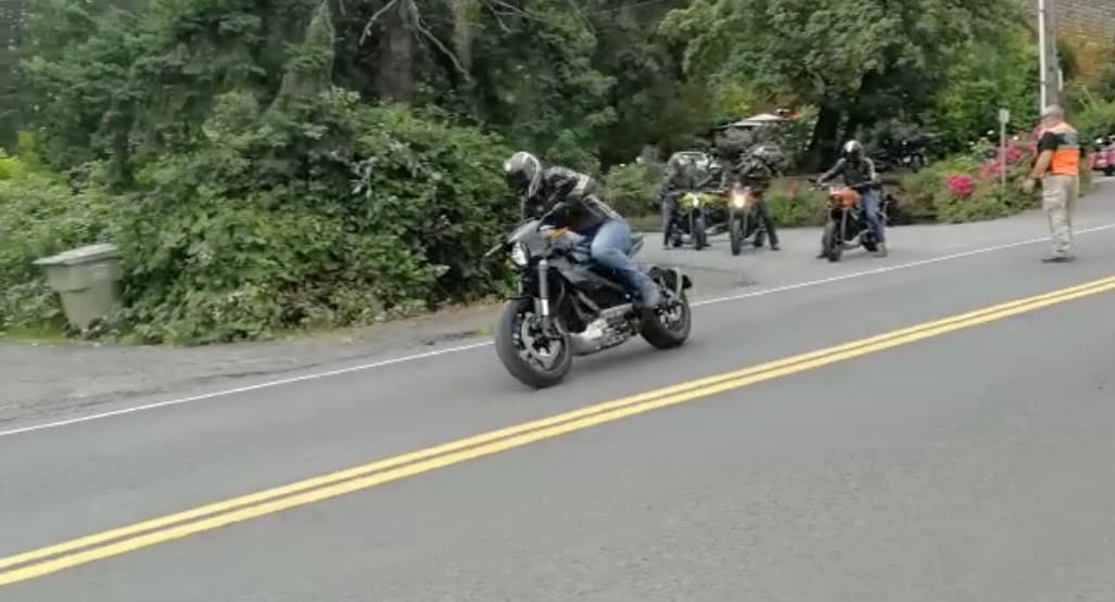 Prova di accelerazione Harley-Davidson LiveWire