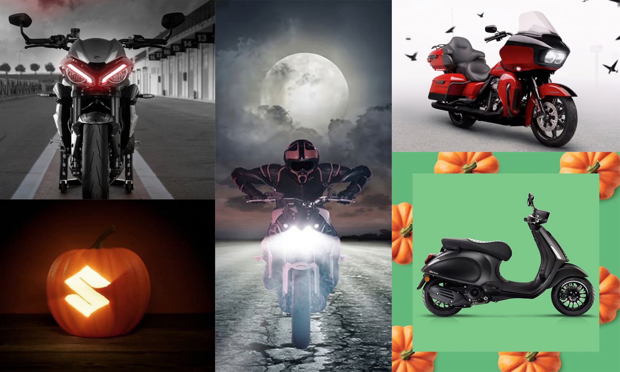Halloween 2019, le case motociclistiche da paura sui social