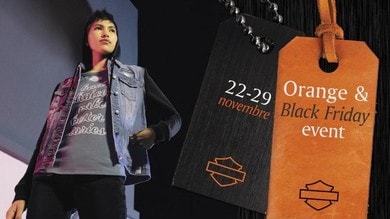 Harley Davidson, abbigliamento in saldo con l'Orange&Black Friday