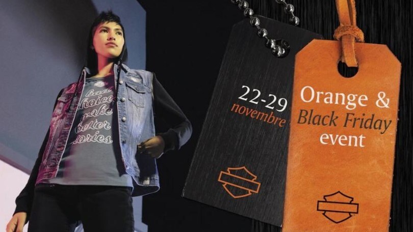 Harley Davidson, abbigliamento in saldo con l'Orange&Black Friday