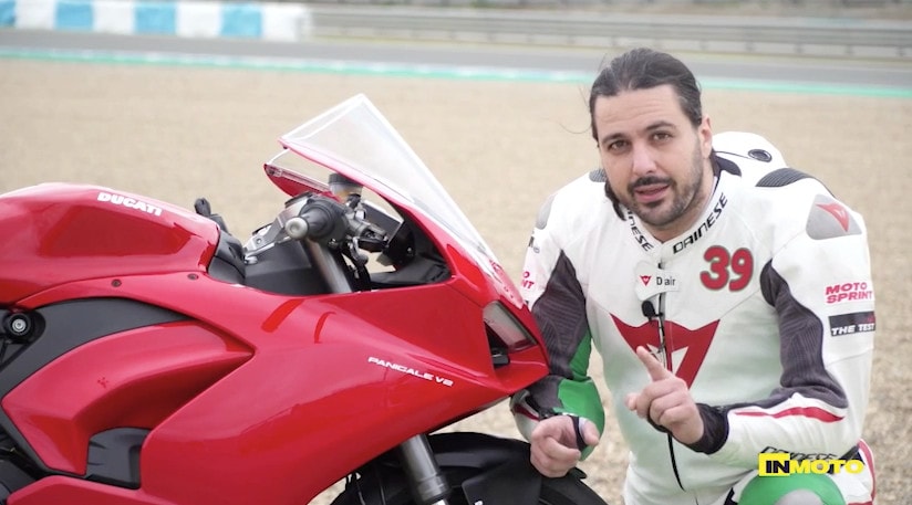 Ducati Panigale V2: che giri a Jerez VIDEO
