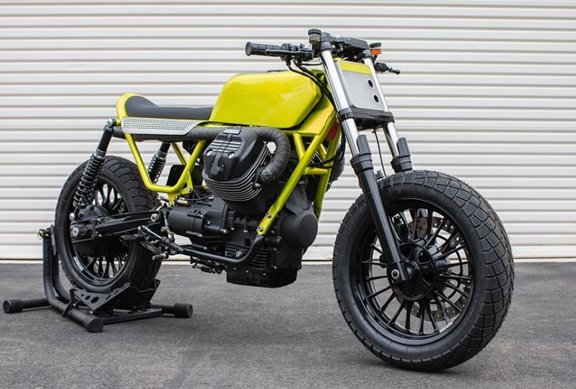 Moto Guzzi V9 by Untitled Motorcycles: la Bobber da "traversi"