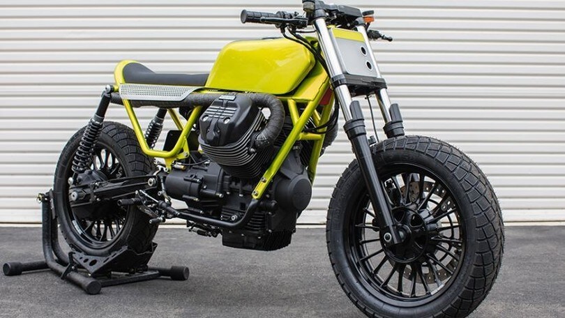 Moto Guzzi V9 by Untitled Motorcycles: la Bobber da "traversi"