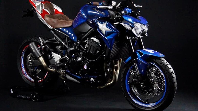 Kawasaki Z 900 by 2-Rad Wehrli: dedicata a Captain America