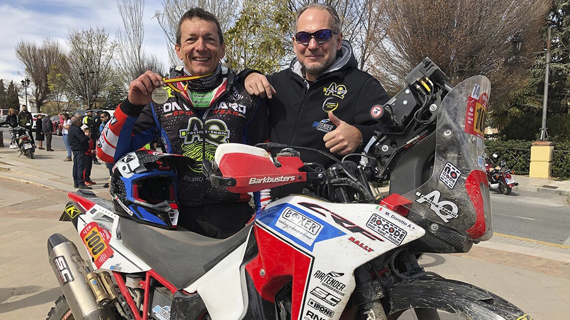 Honda Africa Twin sul podio nell’Hispania Rally - LE FOTO