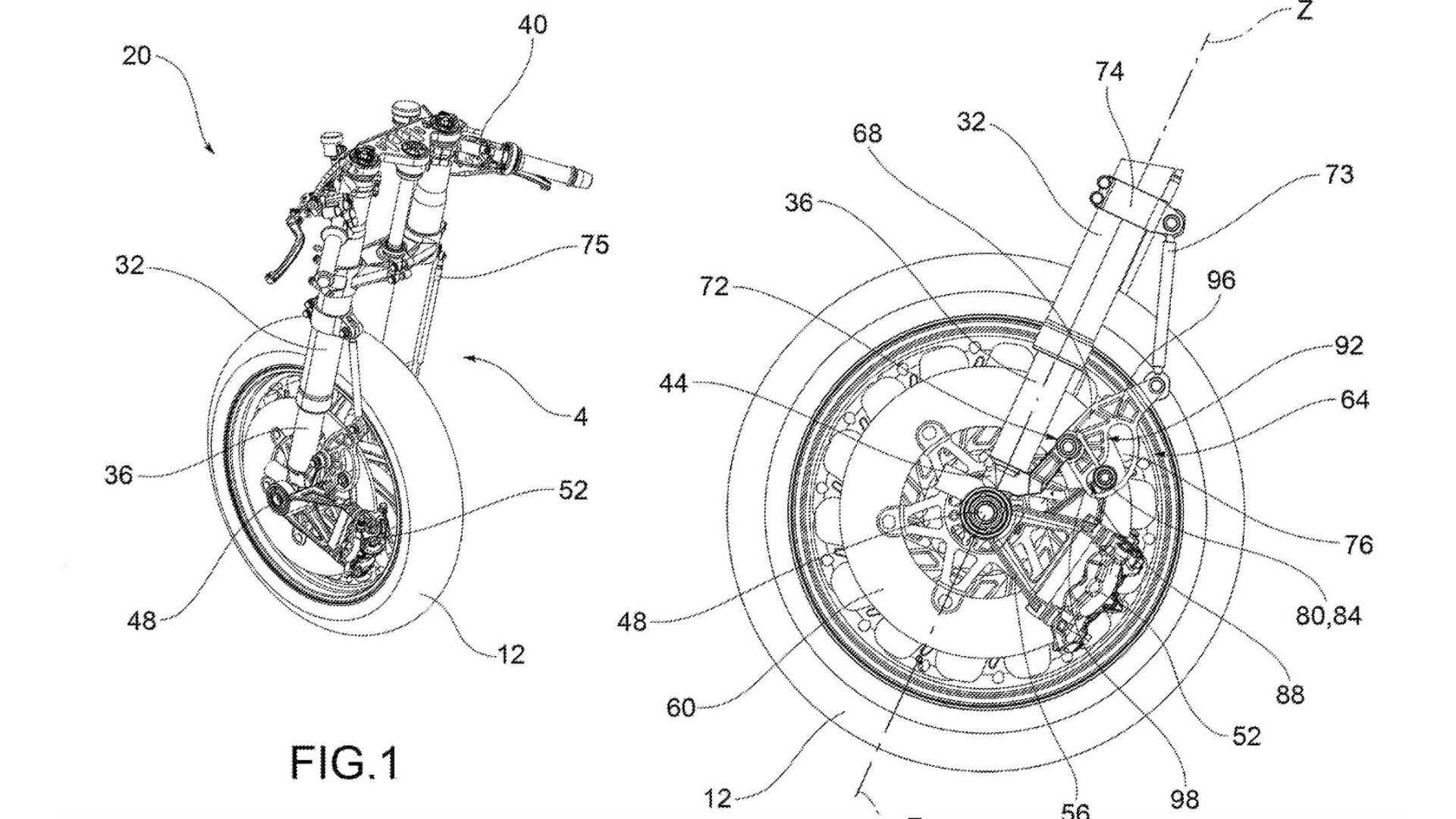 Aprilia: allo studio un anti-dive meccanico per la forcella