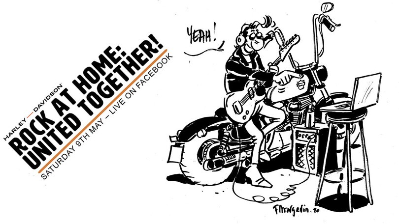 Harley- Davidson e il "Rock at home"