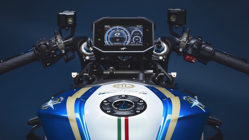MV Agusta Brutale 1000 RR Blue & White ML |FOTO