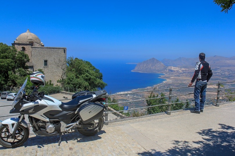 Erice, la terrazza sul mare