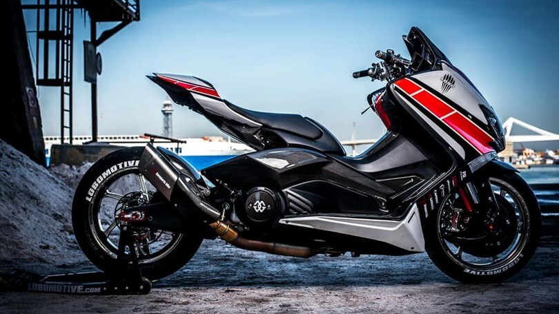 Lobomax, la Yamaha T-MAX trasformata in R1 | FOTO