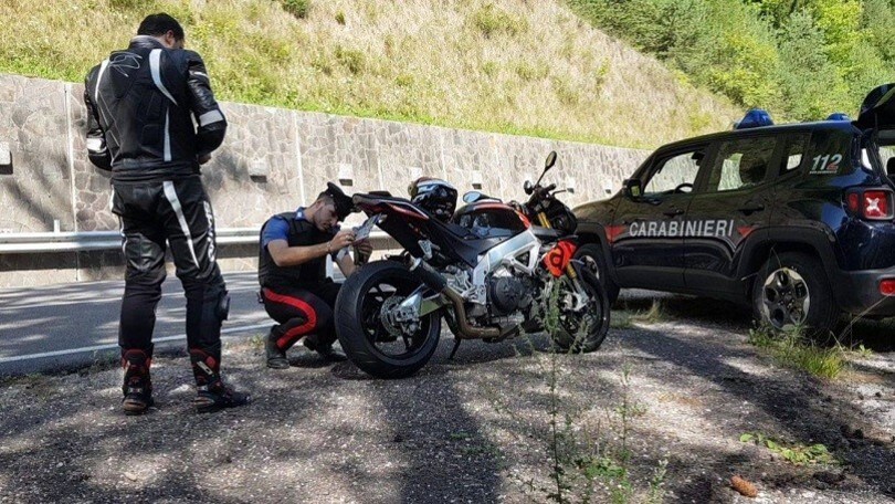 Agosto da bollino nero in Trentino: 120 multe alle moto in un weekend