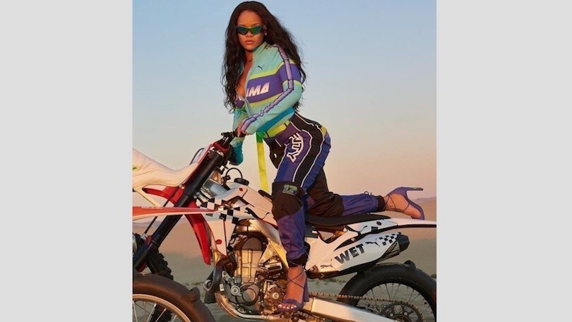 Rihanna, brutto incidente su uno scooter elettrico