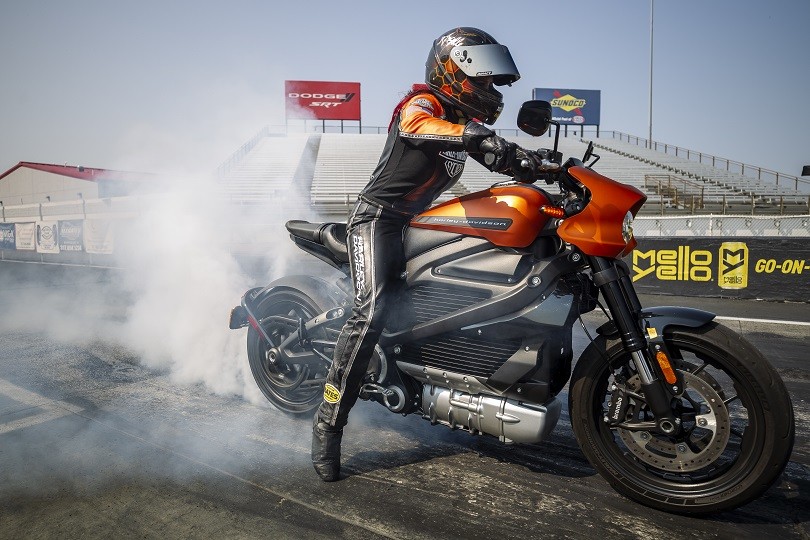 Harley-Davidson LiveWire, record di velocità per l'elettrica