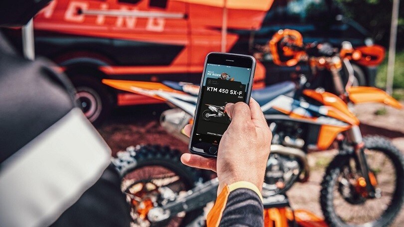 KTM lancia la nuova app myKTM per il 2021