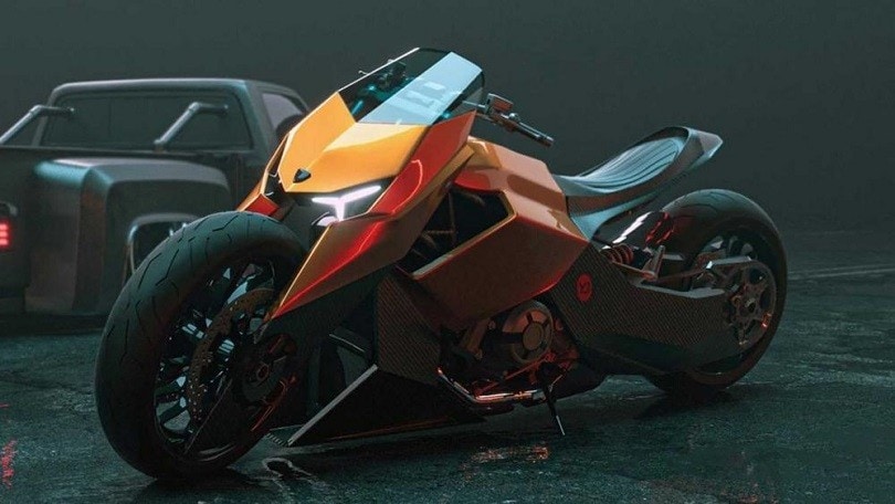 Mangusta, ecco come potrebbe essere una moto Lamborghini
