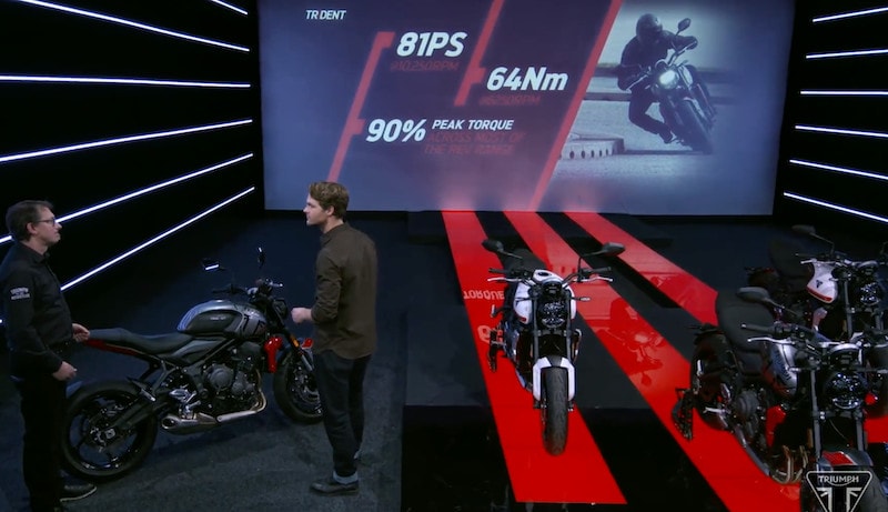 Triumph Trident 660: nuovo concetto del 3 cilindri VIDEO