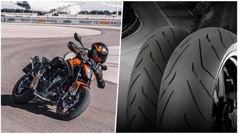 KTM 890 Duke, pneumatici ContiRoad per la “nuda” austriaca