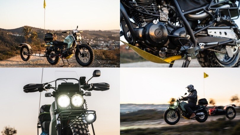 Yamaha TW 125 "Jumatsu TransWorld",  custom off-road