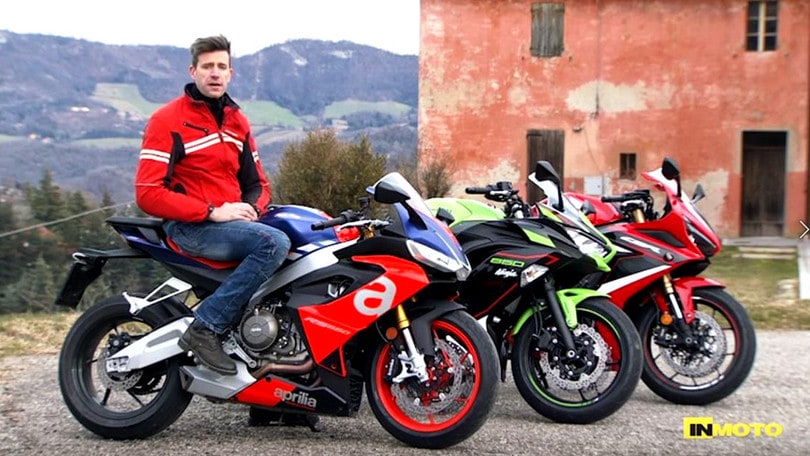 Video-Comparativa: Aprilia RS 660 Vs Honda CBR650R Vs Kawasaki Ninja 650