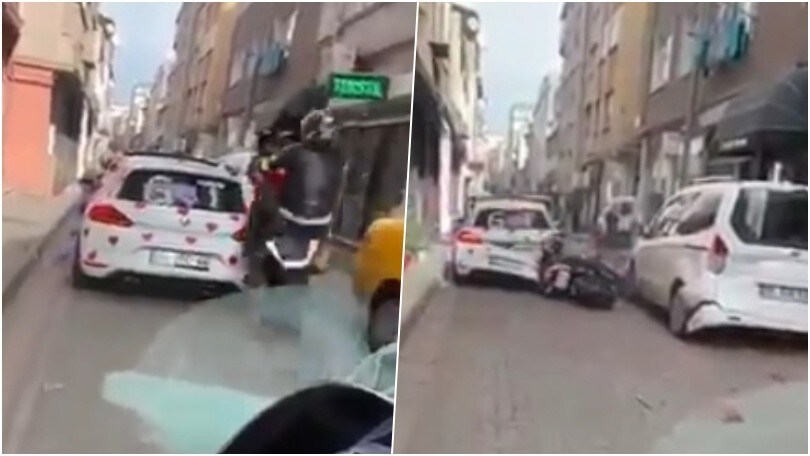 Nel traffico con la supersportiva: esagera con il gas e finisce male