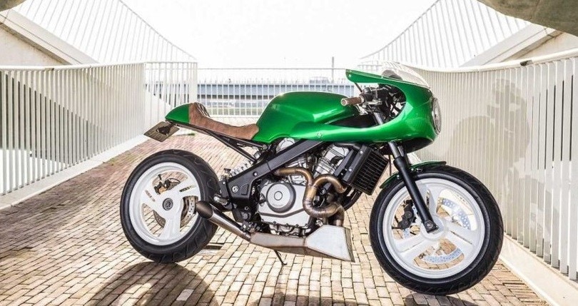 Honda NTV650 in versione café racer: ecco "Green Goblin"