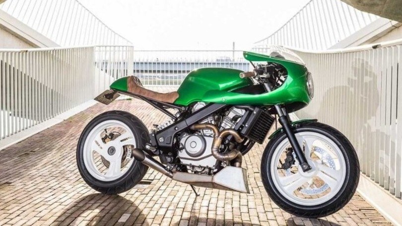 Honda NTV650 in versione café racer: ecco "Green Goblin"