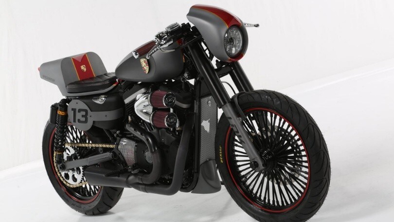 Harley-Davidson Sportster 883 R: Porsche Speedster tributo