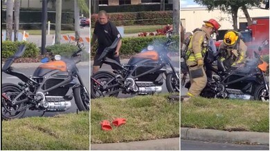 Harley-Davidson LiveWire: prima il fumo poi i pompieri, problemi per l’elettrica di Milwaukee